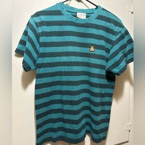 Teddy Fresh, small T-shirt. Teal and black.
